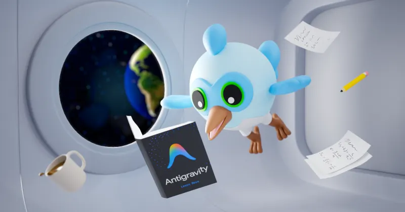 Схема итеративного цикла обучения с Antigravity и Flutter