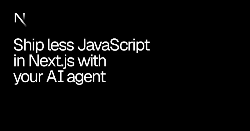 Схема оптимизации JavaScript-бандла в Next.js с помощью AI-агента